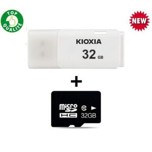 Toshiba Clé USB 128GB + Une Corde Offerte - Blanc