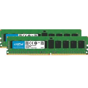 Crucial Barrette Memoire - Bureau RAM DDR4 8G 2666 MHz - Vert