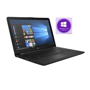 Hp 15" - Core I3 - 4 Go De Ram /500 Go HDD - Windows 10 Pro - 06 Mois De Garantie - Noir