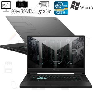 Asus TUF FX516PE-HN001T - 512Go SSD - 8Go +4GoNviDia - 15.6" - Core I5 - Gris - Garantie 6 Mois