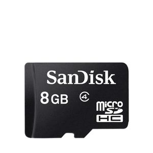 SanDisk Carte Mémoire Microsdhc - 8Go - Noir