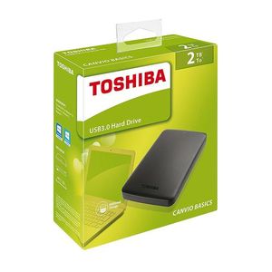 Toshiba Disque Dur Externe De Haute Qualité 2 To - Noir
