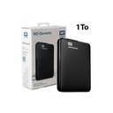 Western Digital Disque Dur Externe Western Digital 1To - 2.5 Pouces - Noir