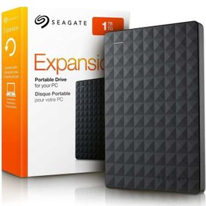 Seagate Disque Dur Externe Expansion - 1 Tera(1000Go) - Noir