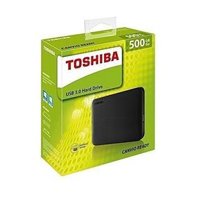 Toshiba Disque Dur Externe 500 Go - USB 3.0 - Noir