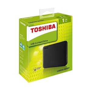 Toshiba Disque Dur Externe STOR.E Canvio 1 To - USB 3.0 - Noir
