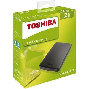 Toshiba Disque Dur Externe - 2 To - Noir