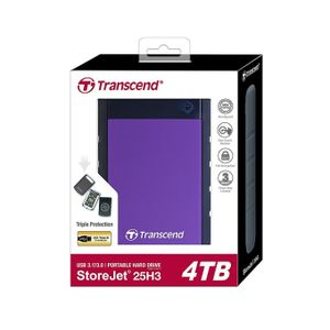 Transcend Disque Dur Transcende 4Terra - Violet