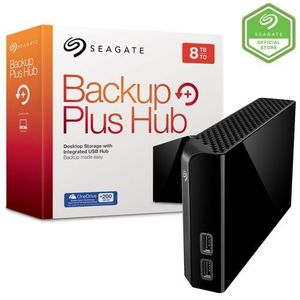 Seagate Disque Dur Externe " Backup" 8To - Noir