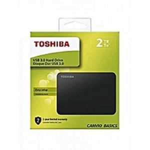 Toshiba Disque Dur Externe 1000Go/ 1To - Noir De Haute Qualité 3.0- Noir