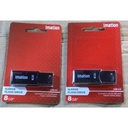 Imation CLE USB - Pack De 2 CLE USB 8GB - 2.0 - Noir