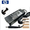 Hp Chargeur Ordinateur  HP 19V 4.74A 7450 Grand Bout--Noir