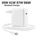 Macintosh Chargeur Macbook Pro Type-c Couleur Blanche