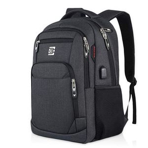 Sac à Dos Imperméable Avec USB 15.6 Gris