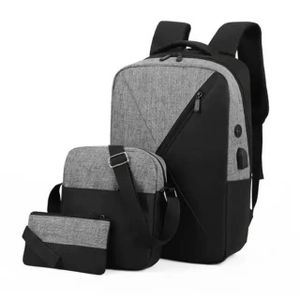 LOT DE 3 PIÈCES - SAC À DOS + SAC + ÉTUI