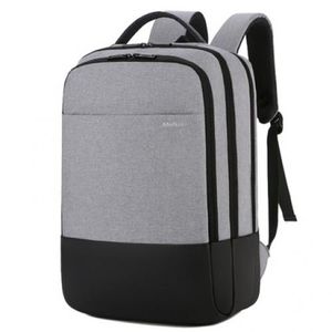 Sac D'Ordinateur Mode De Voyage Youth Sac à Dos Contracté De Loisir - Gris