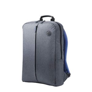 Sac à Dos Pour Ordinateur  15.6 Pouces - 2 Poches Externes - Gris/Bleu