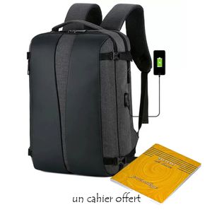 Sac A Dos - Port De Charge - USB  - 1 Cahier Offert
