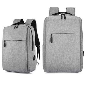 Sac A Dos - Rangement D'ordinateur - Port USB - Noir/Gris