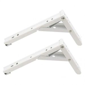 Support De Table Pliable Robuste 2Pcs Métal