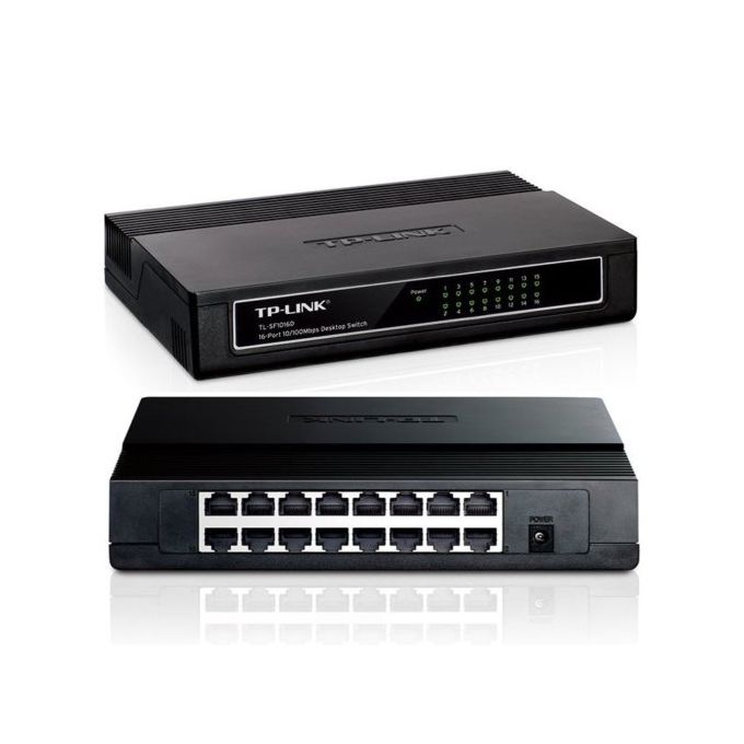 TP-Link Switch - 16 Ports 10/100 Mbps TL-SF1016D - Noir