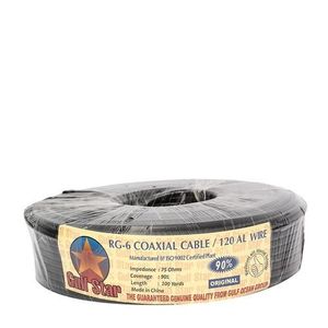 Gulf Star CABLE COAXIAL RG6 - Noir