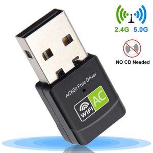 Adaptateur WiFi - 600Mbps 5Ghz USB - Ethernet - Noir