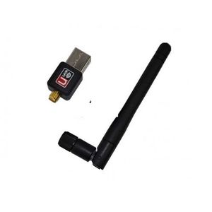 Adaptateur Cle Wifi USB 600MBps Avec Antenne - USB 802.11N - Noir