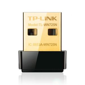 TP-Link Clé Wifi - TP-LINK - Adaptateur USB Nano - Sans Fil - TL-WN725N - Noir - Garantie 3 Mois