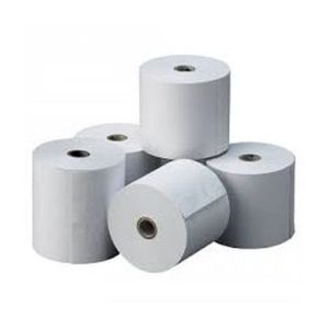 Lot De 5 Rouleaux Papiers D'impression Thermique  80 X 80mm Pour Imprimante 5Pcs - Blanc