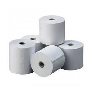 Rouleau Papier D'impression Thermique  80 X 80mm Pour Imprimante - 5Pcs - Blanc