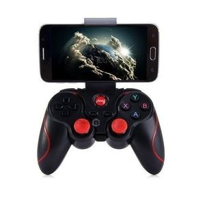 Manette De Jeu Pour Smartphone &amp; PC - Bluetooth - Compatible Android/iOs/Win - Noir
