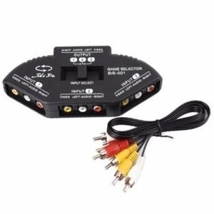 Puissant Commutateur Vidéo AV Compatible XBox/ XBOX 360/ PS1/ PS2/ PS3, DVD, VCR