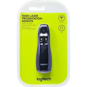 Logitech Pointeur Laser Sans Fil Logitech R400 - Télécommande De Présentation - Noir