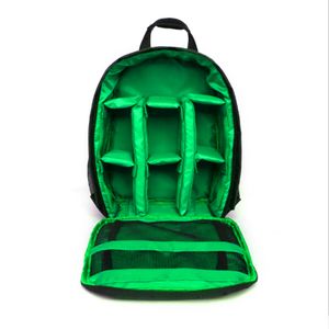 Sac Photo DSLR Antichoc Sac à Dos Caméscope Professionnel --Intérieur Vert