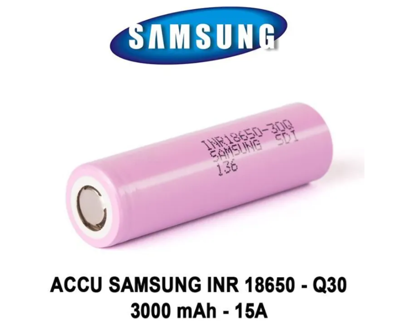 Samsung Batterie / Accu 18650 Samsung 30Q 3000Mah