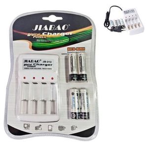 Jiabao Chargeur De Pile + 4 Piles Rechargeables 100 MAh
