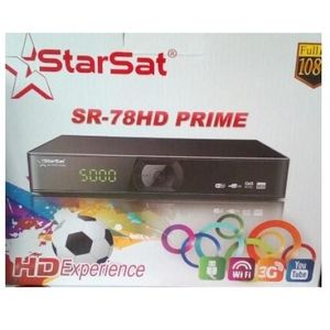 Star Sat Décodeur HD- 3G- WIFI- SR-78 HD  PRIME- Noir
