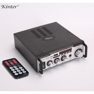Kinter Amplificateur De Puissance Audio /USB/ SD/ MICROPHONE/FM STEREO/ Lecteur Numérique