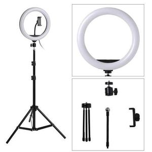 Eclairage LED - Live Vidéo -  Pouces, 80W 5500K Pour  Web Live Facebook Youtube Instagram - Noir