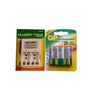 Chargeur + 4 Piles Rechargeable