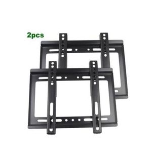 Support TV Mural Pour écran LCD LED Plasma 14'' - 42''-2 Pièces