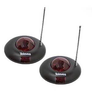 Televes Télécommande Pour Décodeur Model 7237 Digidom - Noir/Rouge
