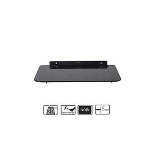 Ilux Support Mural DVD / DECODEUR - Q08-L - Noir