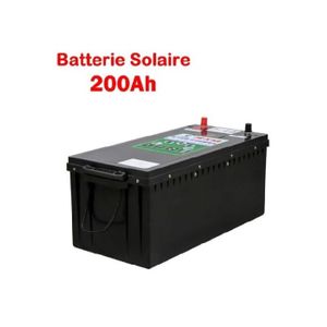 Batterie Blindée12V-200Ah Décharge Lente