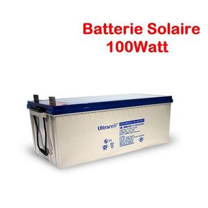 Batterie Solaire Blindée 12V 100Watt DF048