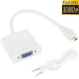 MINI VGA2HDM-HD VGA TOHDMI CONVERTER - Blanc
