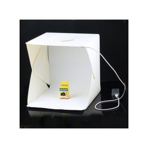 Studio De Photographie Portatif Pliable - Blanc