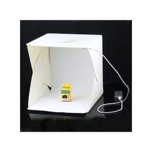 Studio De Photographie Portatif Pliable - Blanc