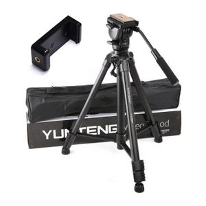 Yunteng Trepied Pro 170cm Pour Camera, Appareil Photo, Smartphone YUNTENG VCT-860 - Noir